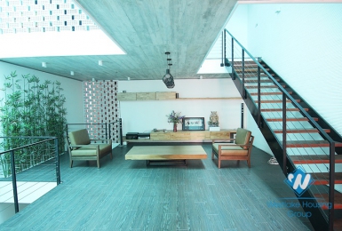 A modern house to rent in Tay Ho with charming and unique design